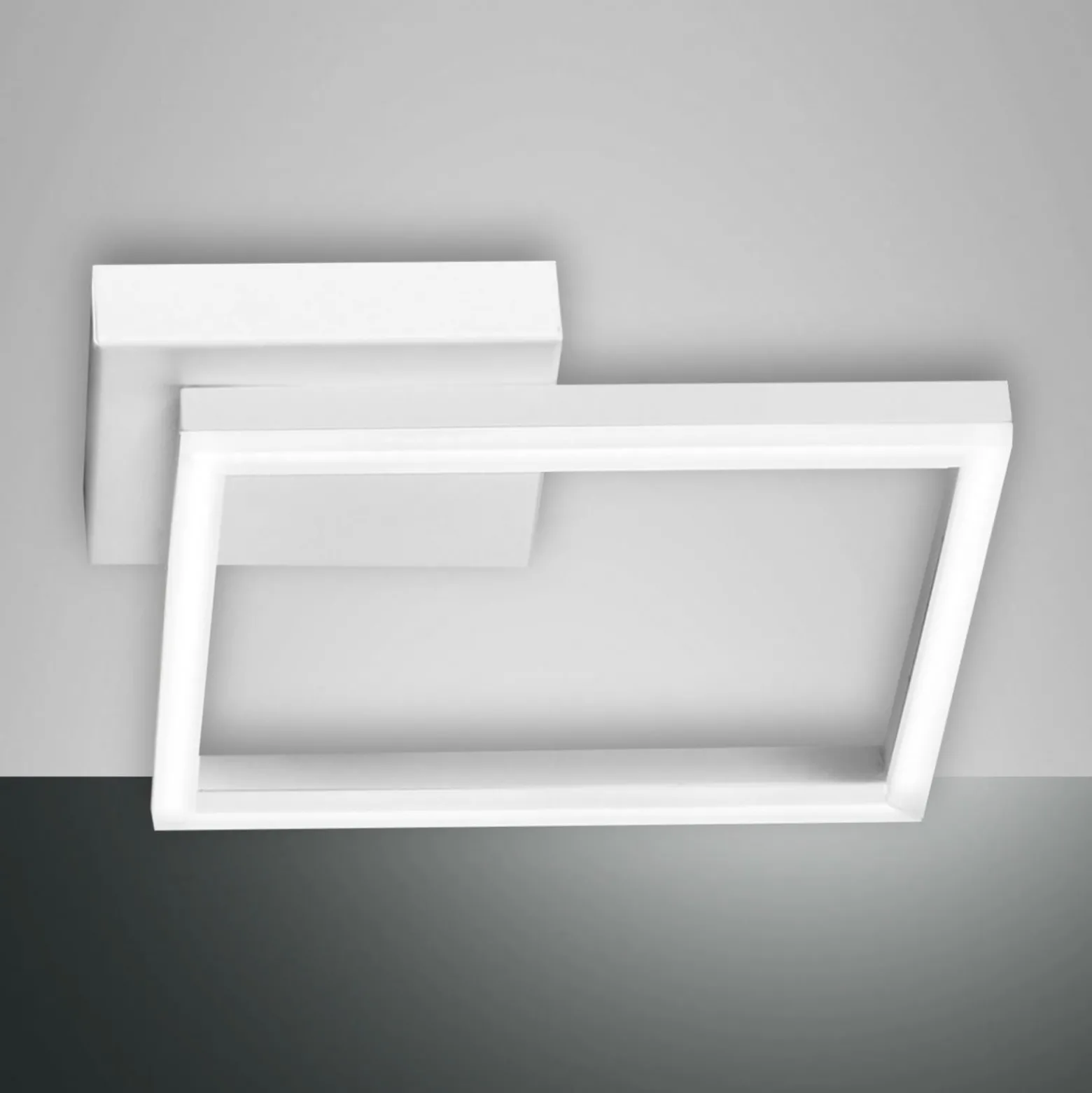 LED-Deckenleuchte Bard, 27x27cm, weiß