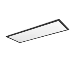 LED-Deckenleuchte Beta, Länge 80 cm, schwarz, RGBW, CCT
