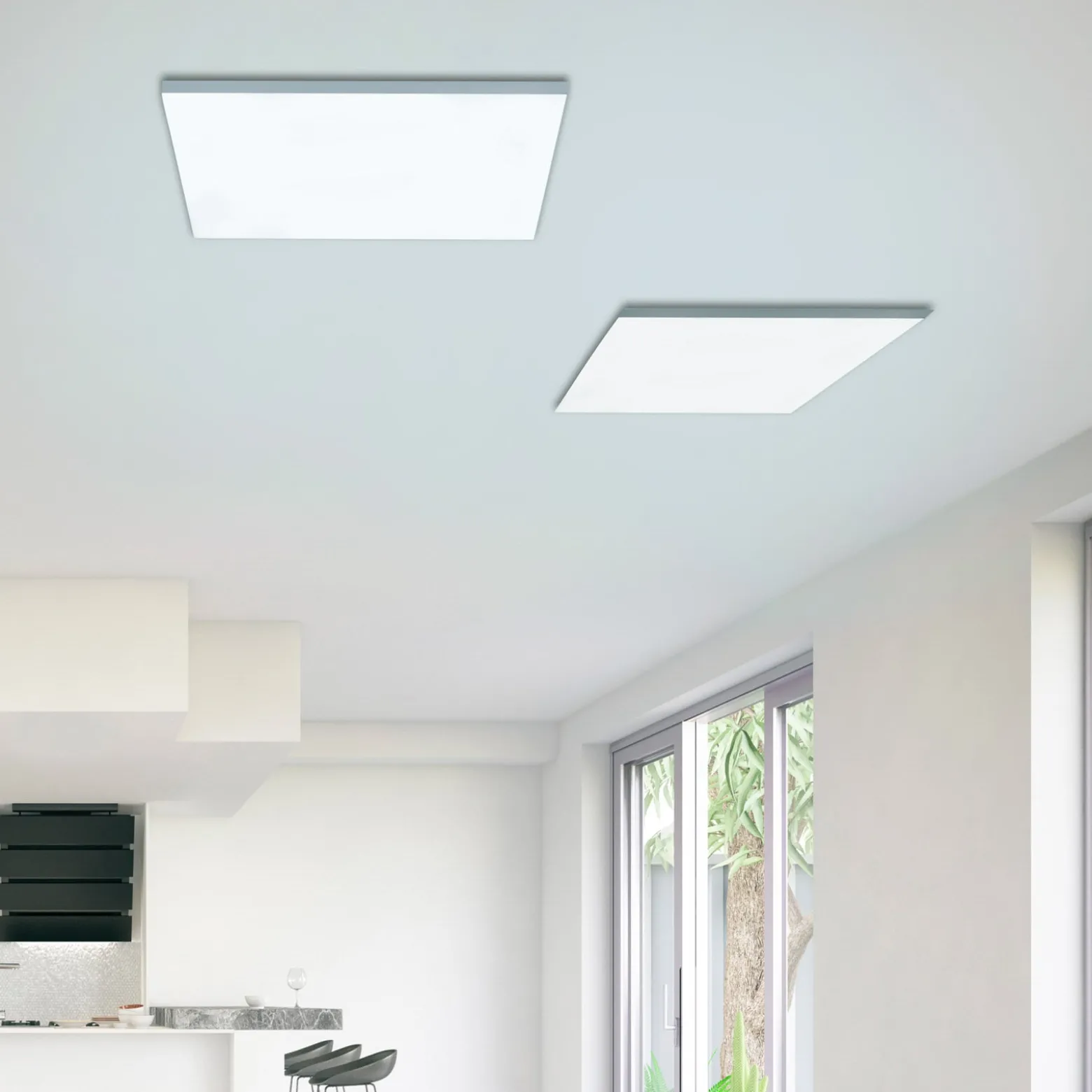 LED-Deckenleuchte Canvas, tunable white, 60 cm