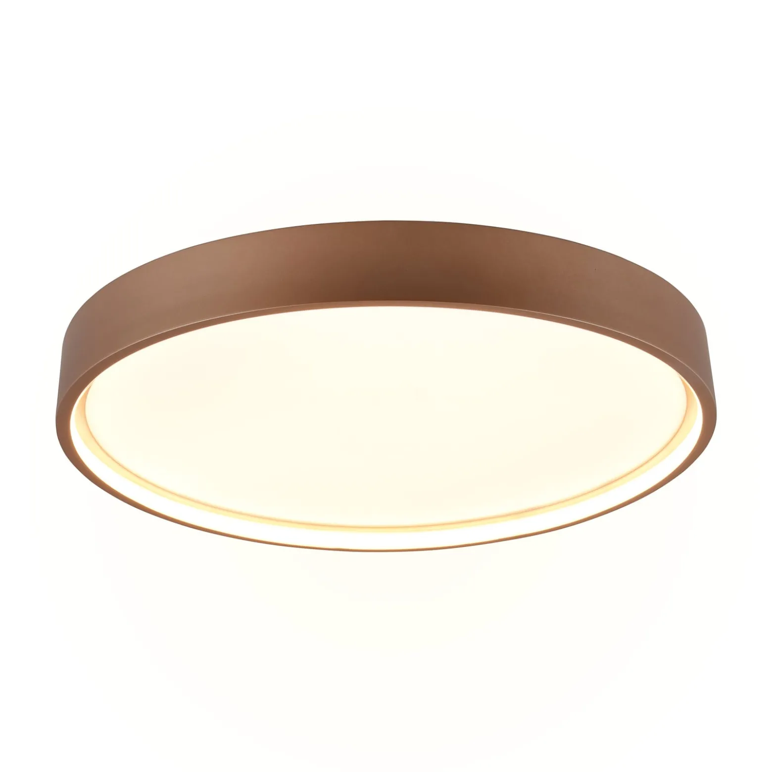 LED-Deckenleuchte Doha, CCT, kaffeefarben