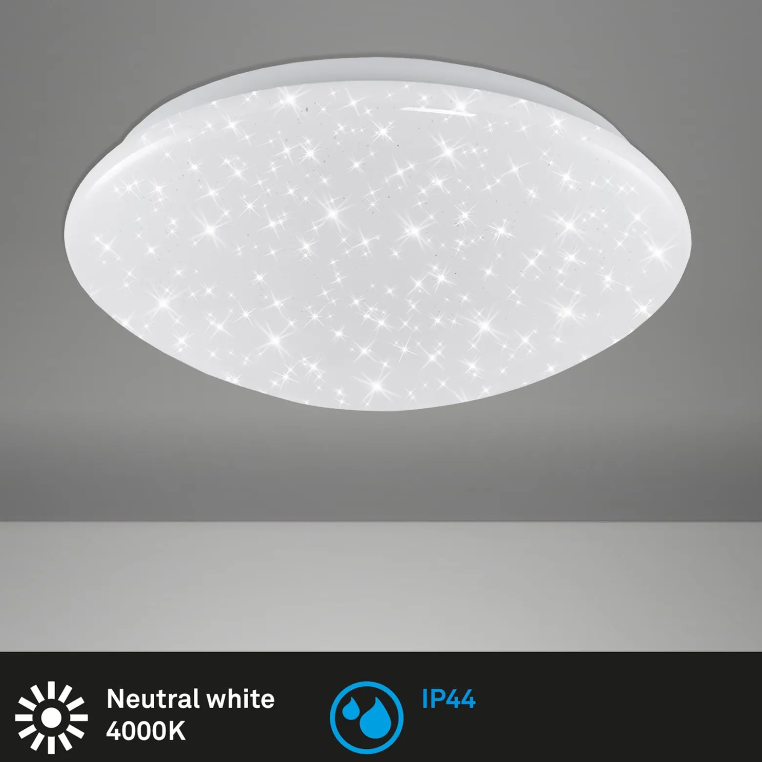 LED-Deckenleuchte Elipso Sternenhimmel IP44 4.000K