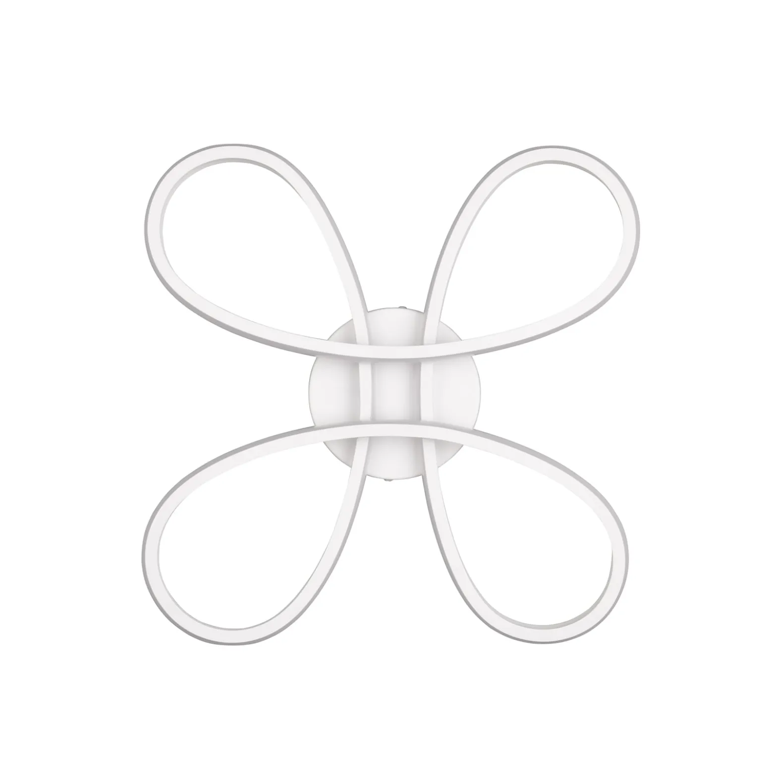 LED-Deckenleuchte Fly, weiß matt, 4.000 K, 40 cm x 40 cm