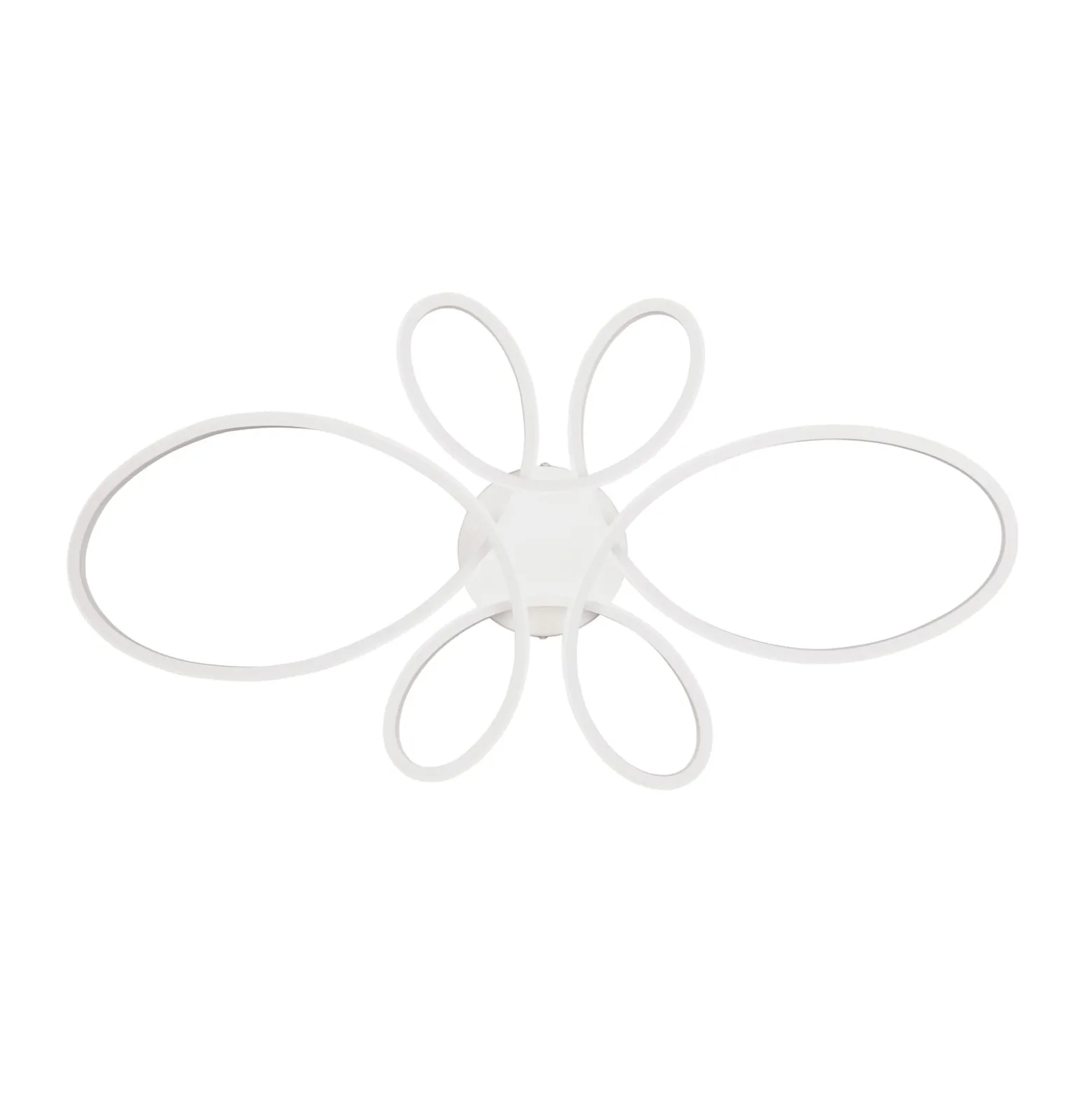 LED-Deckenleuchte Fly, weiß matt, 4.000 K, 83 cm x 45 cm