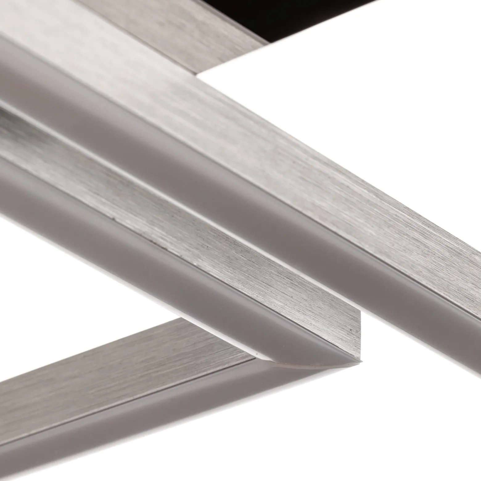 LED-Deckenleuchte Frame, CCT, 4-flammig, aluminium
