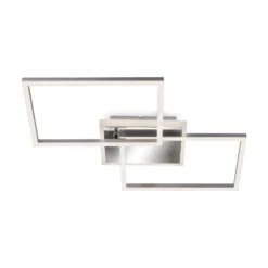 LED-Deckenleuchte Frame 2-flammig, CCT, aluminium