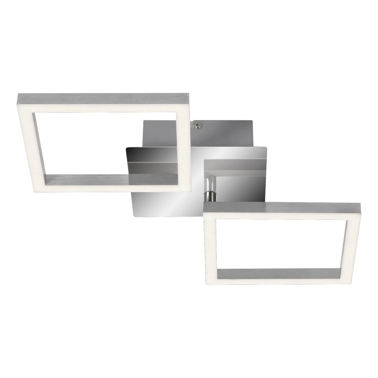 LED-Deckenleuchte Frame, 3.000 K, chrom