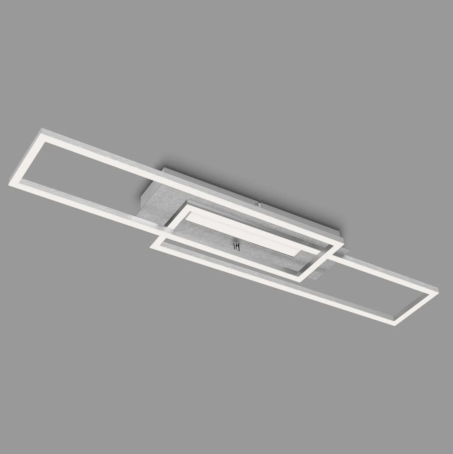 LED-Deckenleuchte Frame Mid, 3.000 K, aluminium