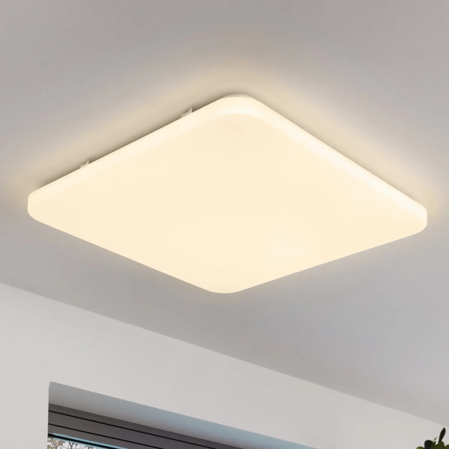 LED-Deckenleuchte Frania eckig