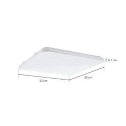 LED-Deckenleuchte Frania eckig