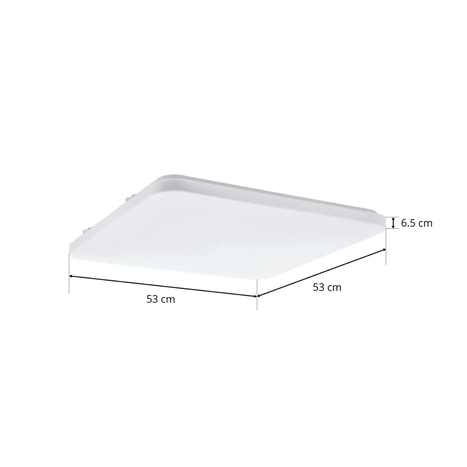 LED-Deckenleuchte Frania eckig