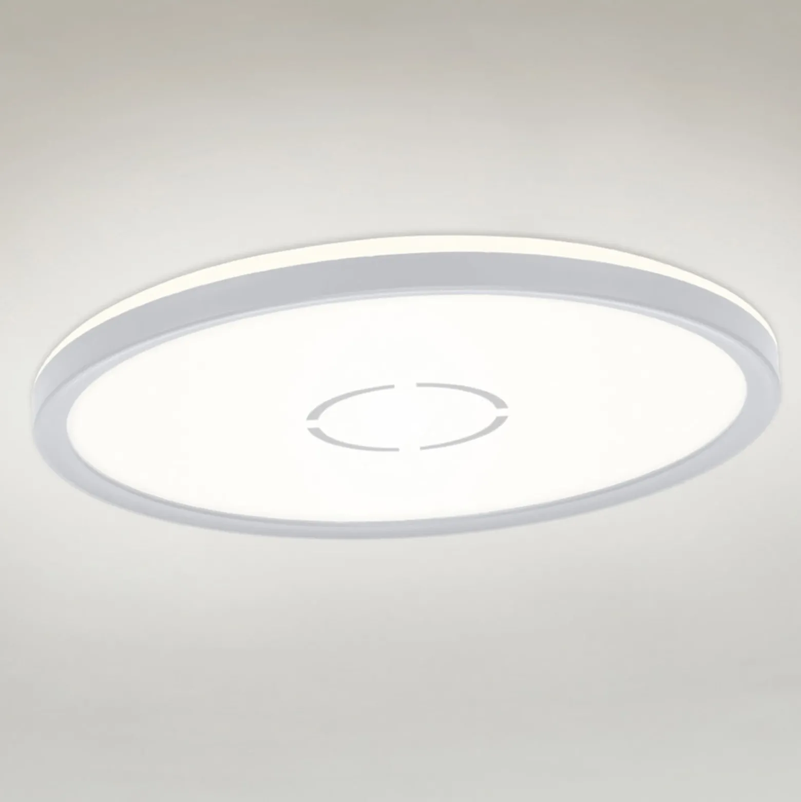 LED-Deckenleuchte Free, Ø 29 cm, silber