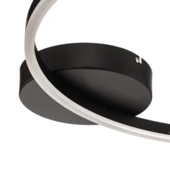 LED-Deckenleuchte Giotto 1fl., schwarz