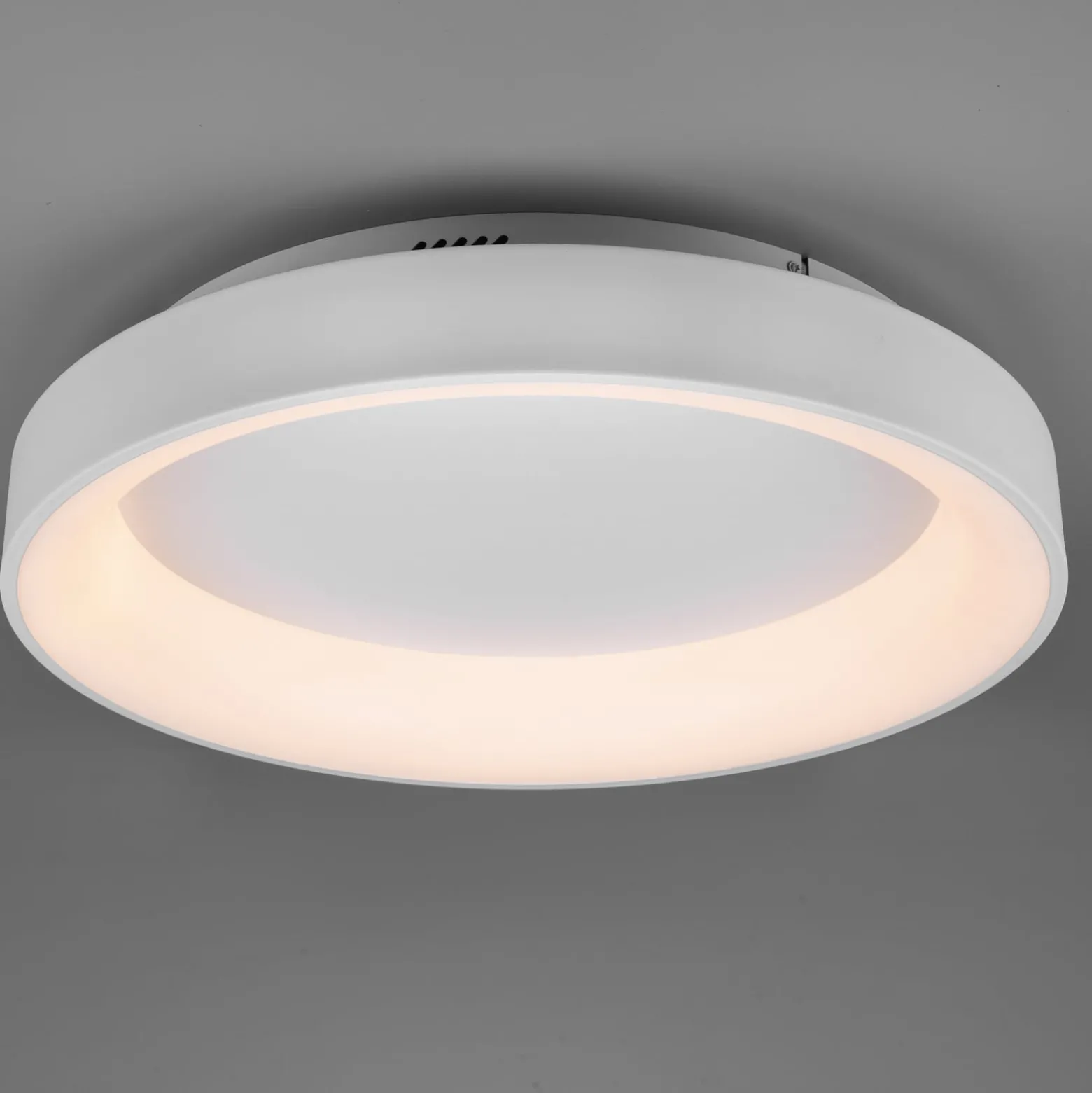 LED-Deckenleuchte Girona mit Fernbedienung, weiß