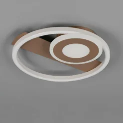 LED-Deckenleuchte Horus, coffee, 2.500 lm, 3.000 K, Metall