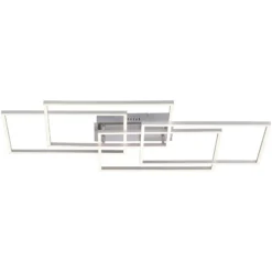LED-Deckenleuchte Iven, dim, stahl, 95x51,5cm