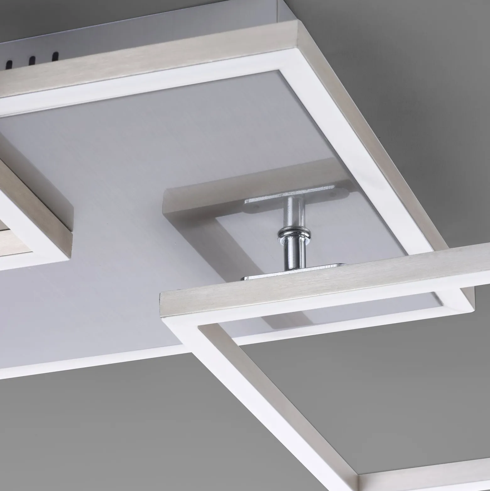 LED-Deckenleuchte Iven, stahl, 75x45cm