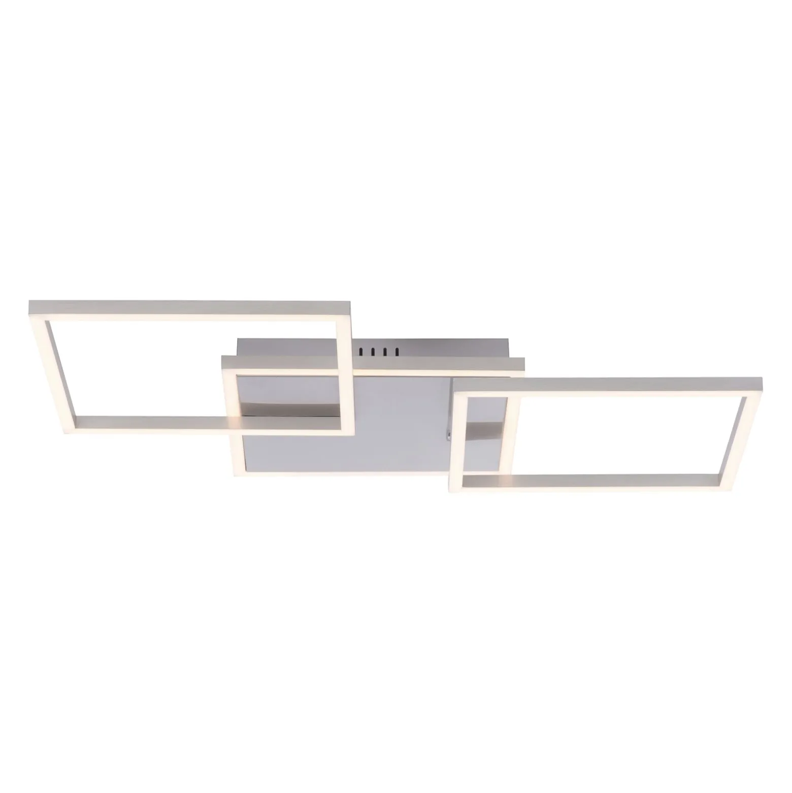 LED-Deckenleuchte Iven, stahl, 75x45cm