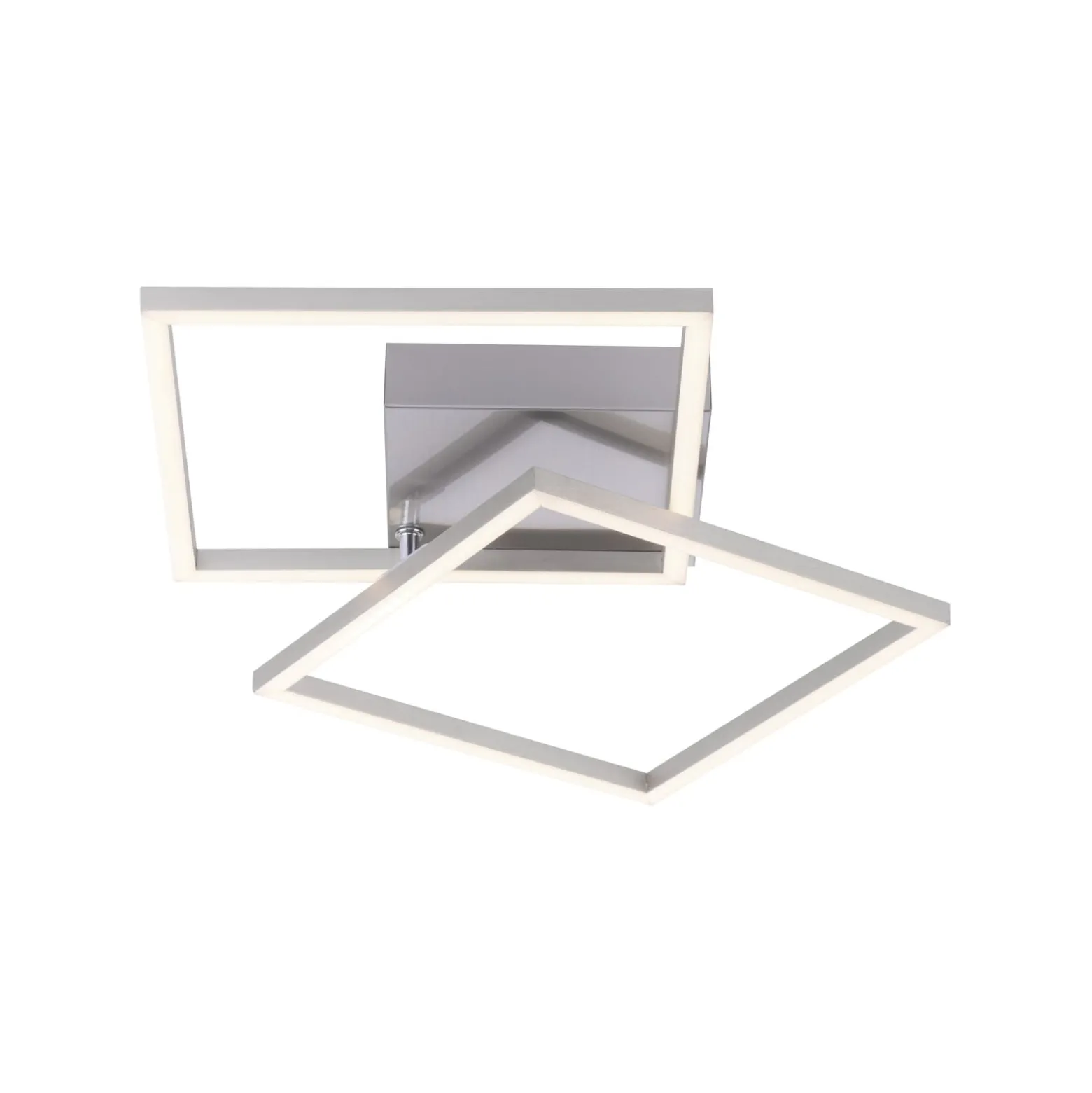 LED-Deckenleuchte Iven, stahl, 35,9x35,9cm