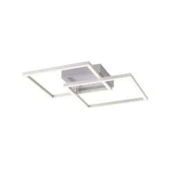 LED-Deckenleuchte Iven, stahl, 35,9x35,9cm