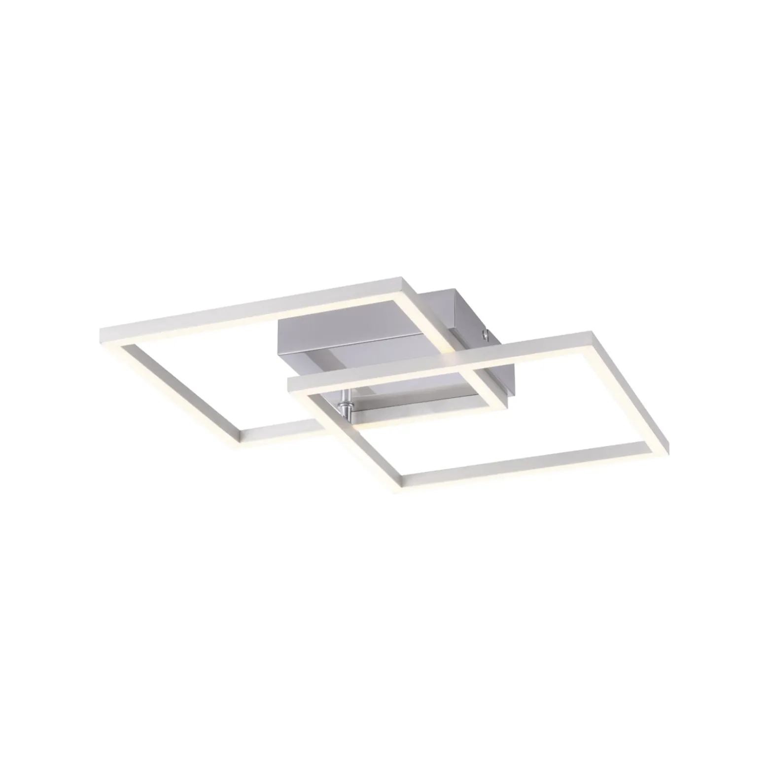 LED-Deckenleuchte Iven, stahl, 35,9x35,9cm
