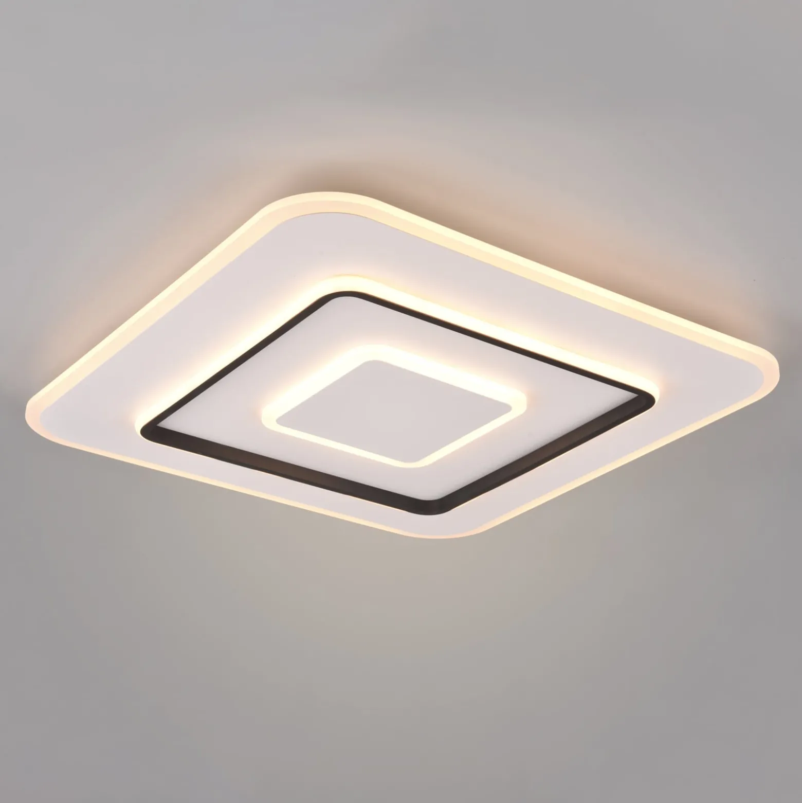 LED-Deckenleuchte Jora eckig, 60 x 60 cm