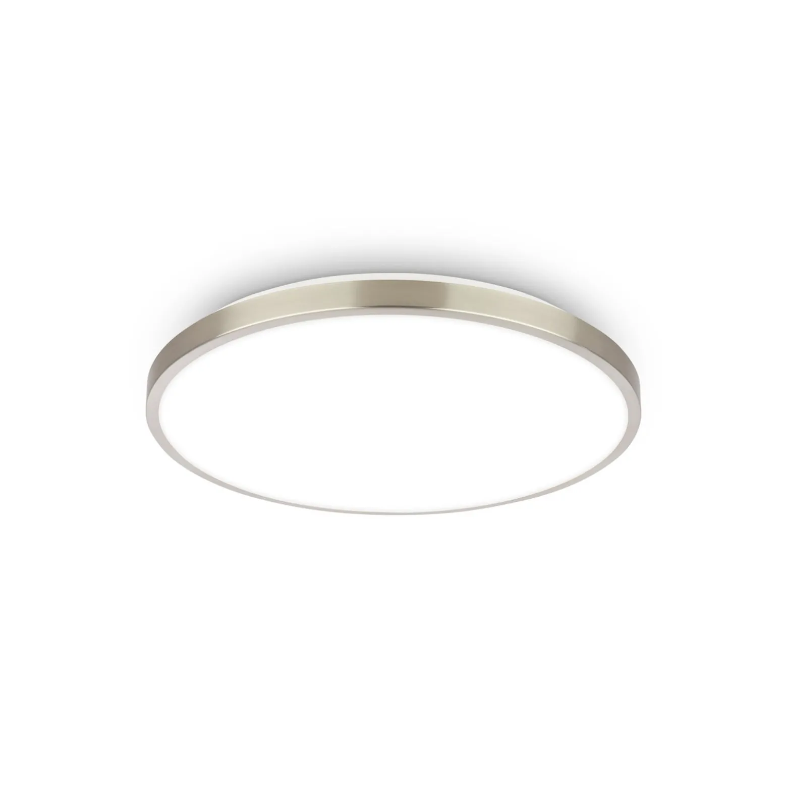 LED-Deckenleuchte Kaida nickel matt, Ø 30 cm, EEK A, 4.000 K