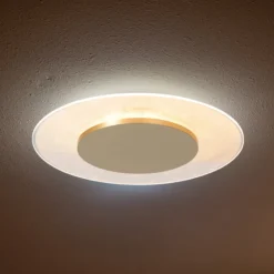 LED-Deckenleuchte Lido, goldfarben, Ø 36 cm