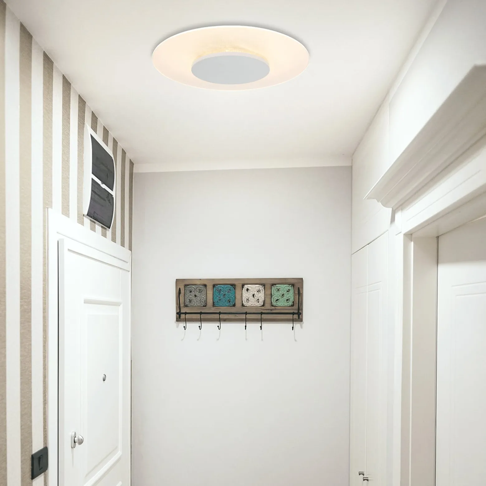 LED-Deckenleuchte Lido, weiß, Ø 36cm