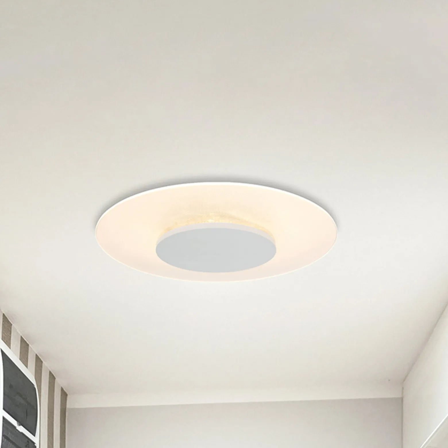 LED-Deckenleuchte Lido, weiß, Ø 36cm