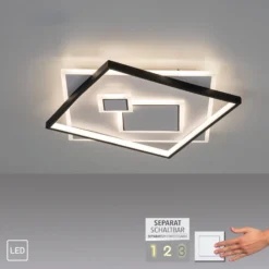 LED-Deckenleuchte Mailak 57x57cm