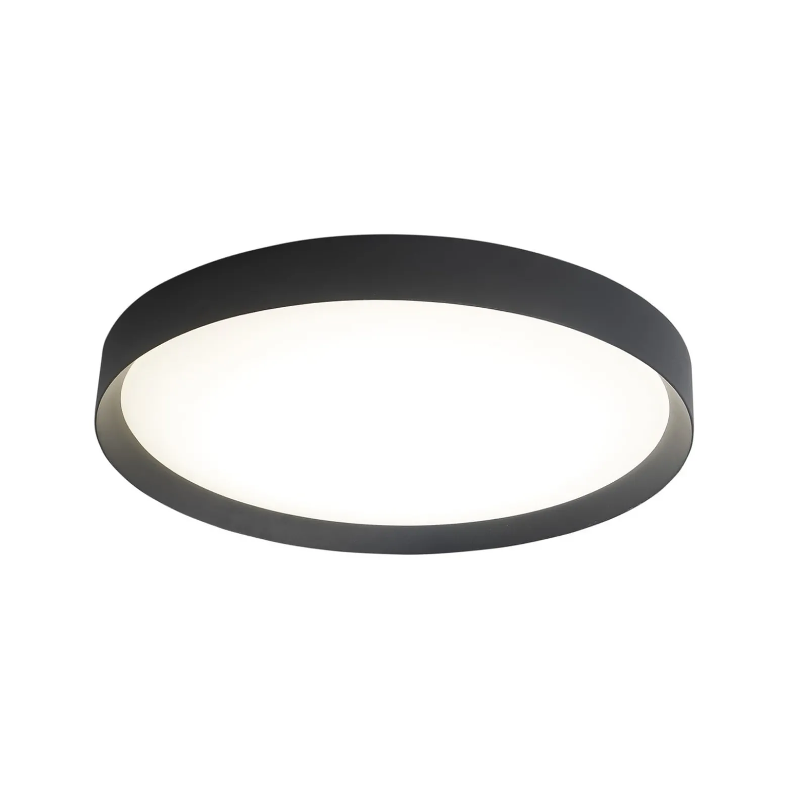 LED-Deckenleuchte Minsk, schwarz, Ø 60cm, Casambi, 42 W, CCT