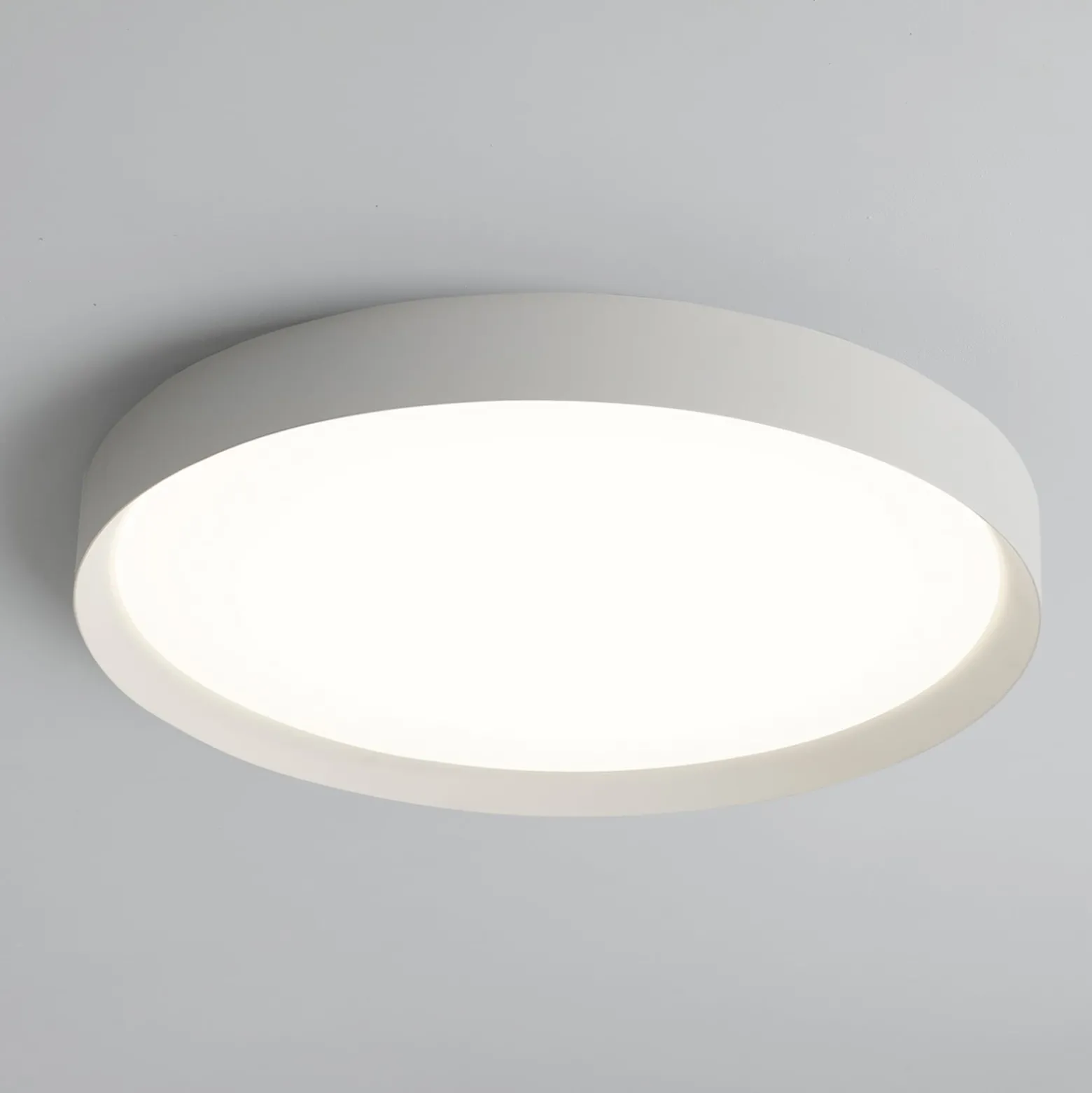 LED-Deckenleuchte Minsk, weiß, Ø 60 cm, Casambi, 42 W, CCT