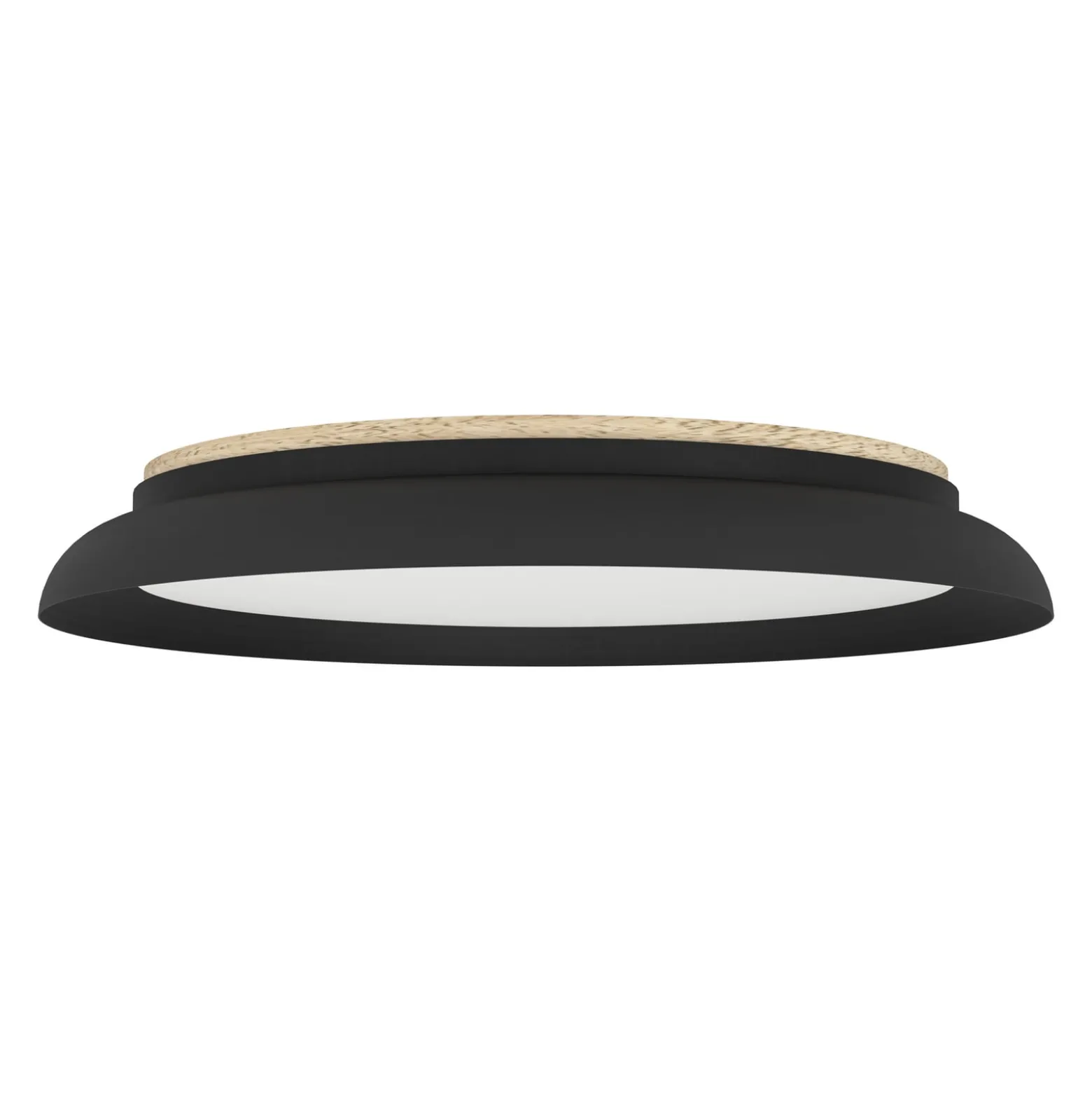 LED-Deckenleuchte Penjamo Ø 46,5cm, schwarz