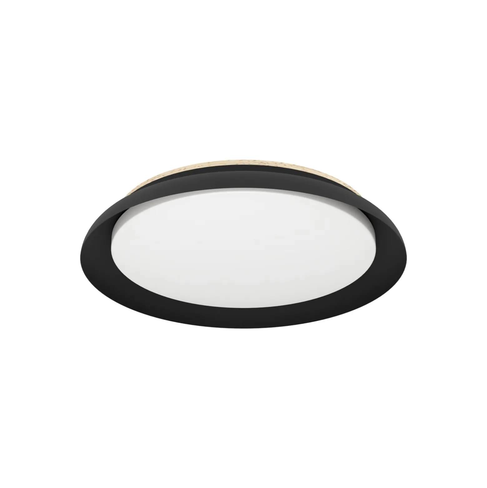LED-Deckenleuchte Penjamo Ø 46,5cm, schwarz