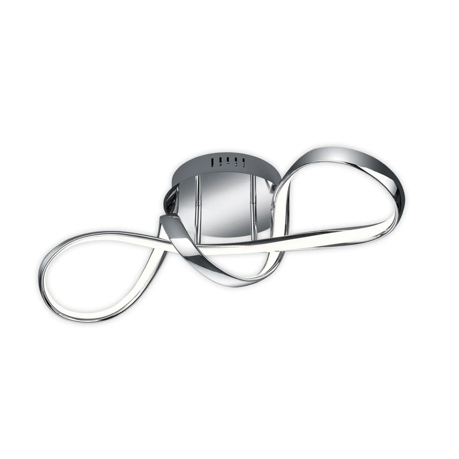 LED-Deckenleuchte Perugia mit Switch-Dimmer, chrom