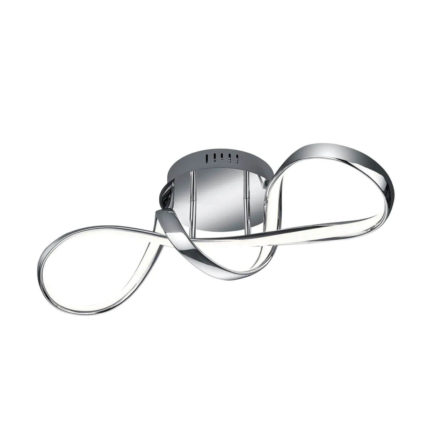LED-Deckenleuchte Perugia mit Switch-Dimmer, chrom