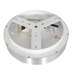 LED-Deckenleuchte Ringlede, 2.700 K, Ø 30 cm, silber, Metall