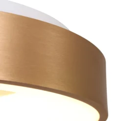 LED-Deckenleuchte Ringlede, 2.700 K, Ø 30 cm, gold, Metall