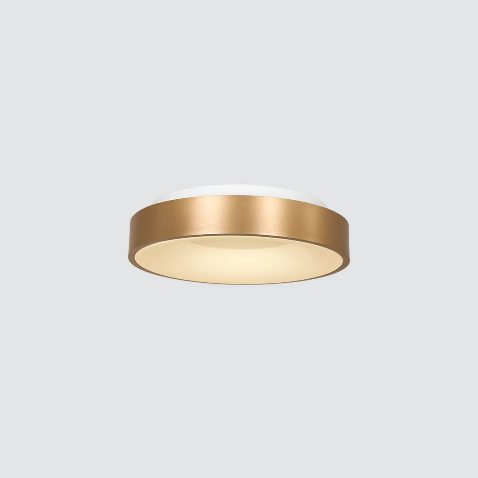 LED-Deckenleuchte Ringlede, 2.700 K, Ø 30 cm, gold, Metall