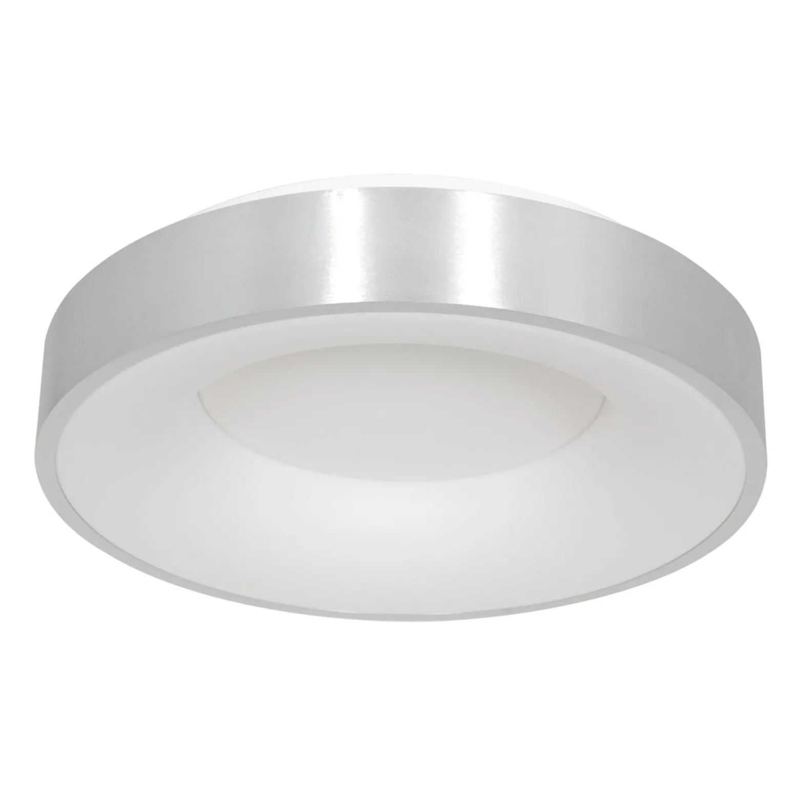 LED-Deckenleuchte Ringlede, 2.700 K, Ø 38 cm, silber, Metall