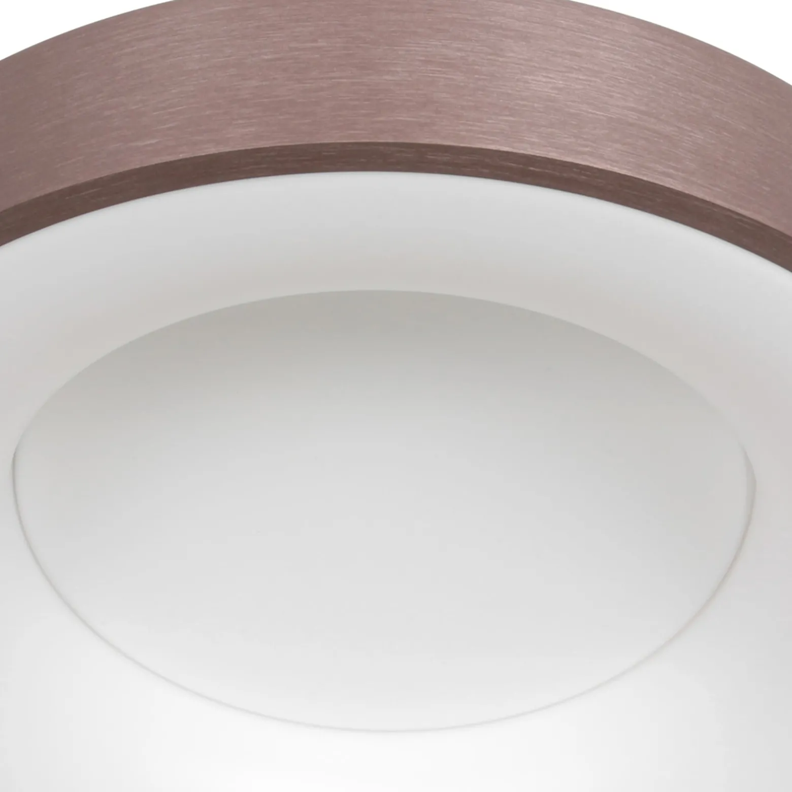 LED-Deckenleuchte Ringlede, 2.700 K, Ø 38 cm, bronze, Metall