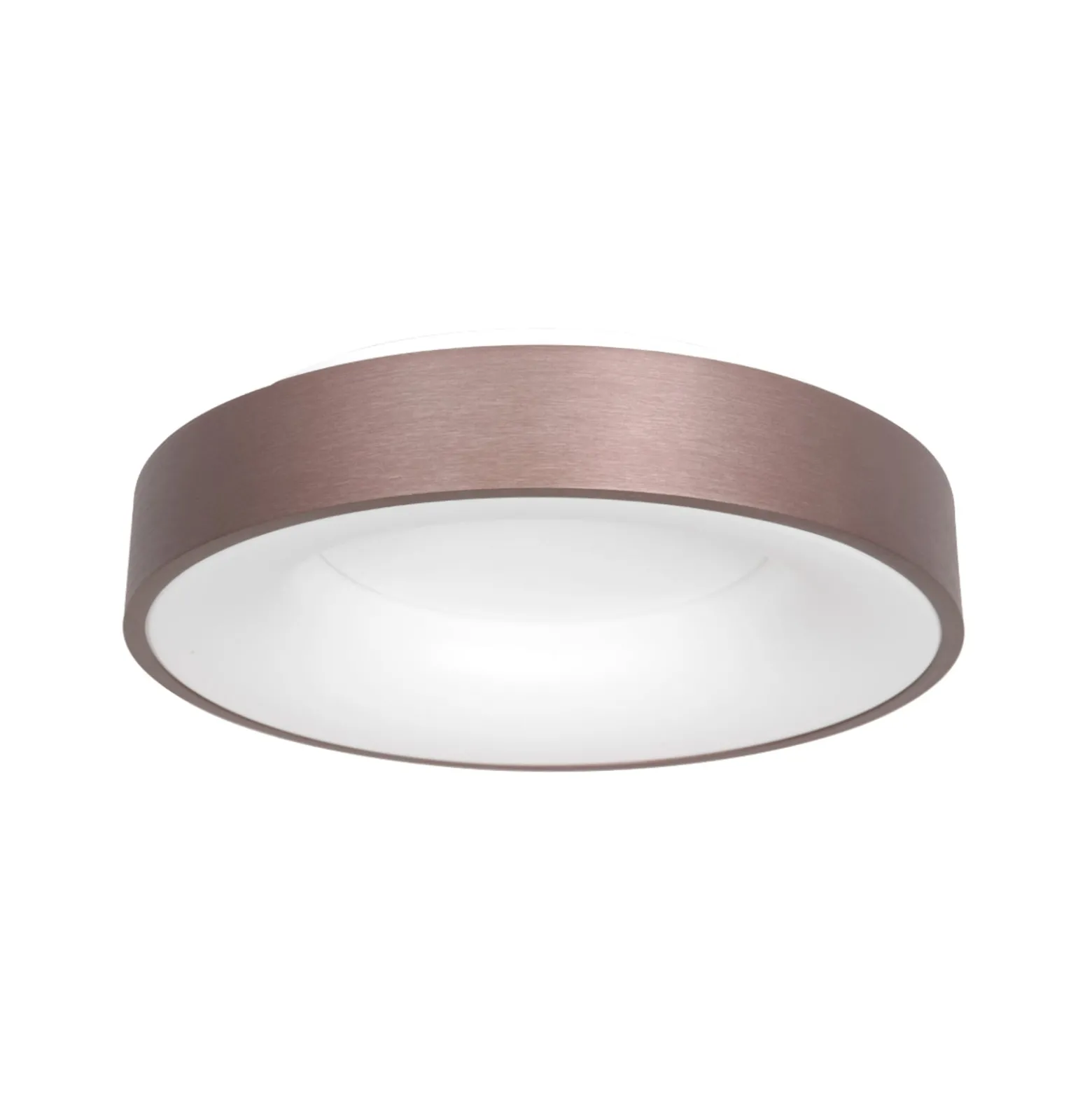 LED-Deckenleuchte Ringlede, 2.700 K, Ø 38 cm, bronze, Metall