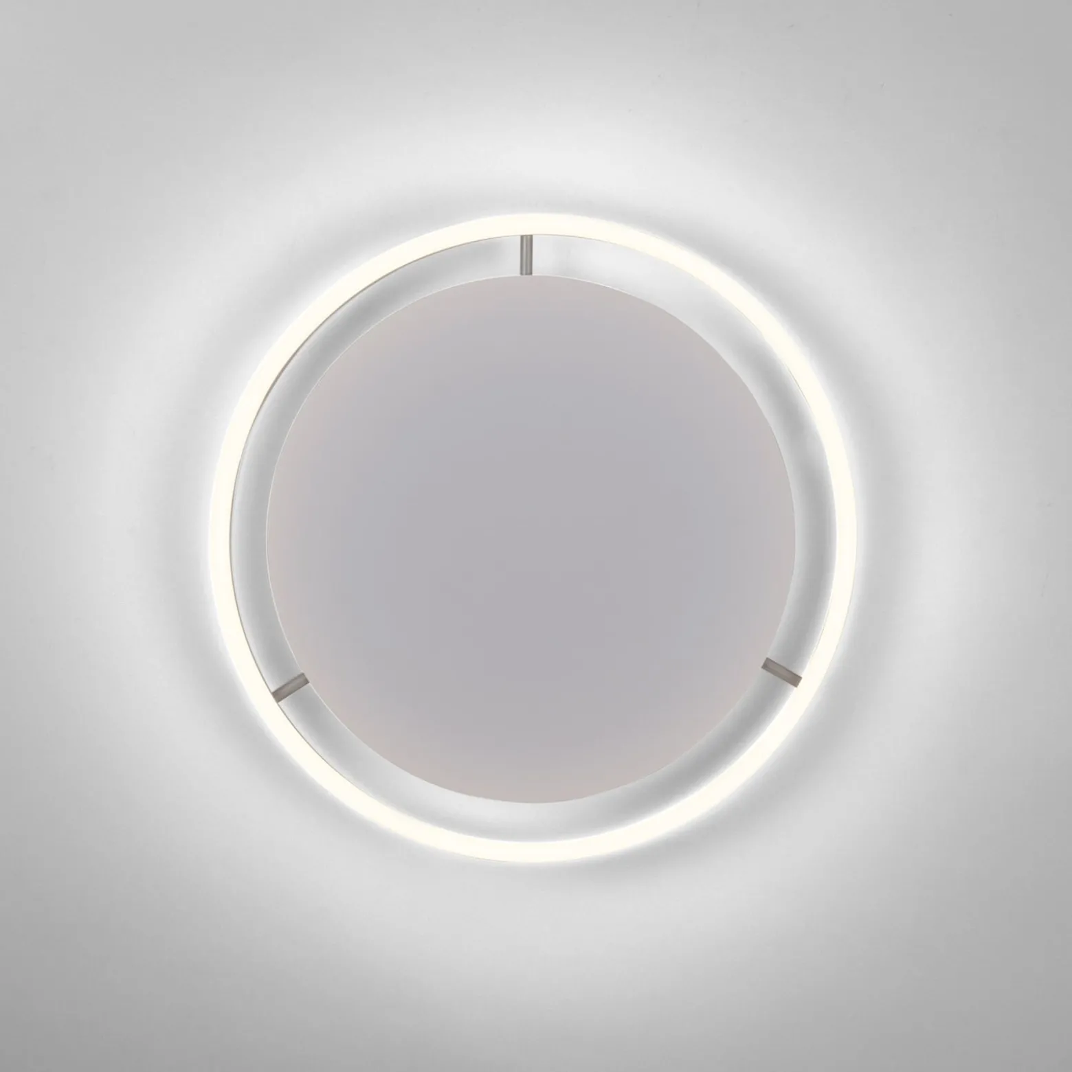 LED-Deckenleuchte Ritus, Ø 39,3 cm, aluminium, step-dim