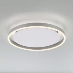 LED-Deckenleuchte Ritus, Ø 39,3 cm, aluminium, step-dim