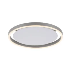 LED-Deckenleuchte Ritus, Ø 39,3 cm, aluminium, step-dim