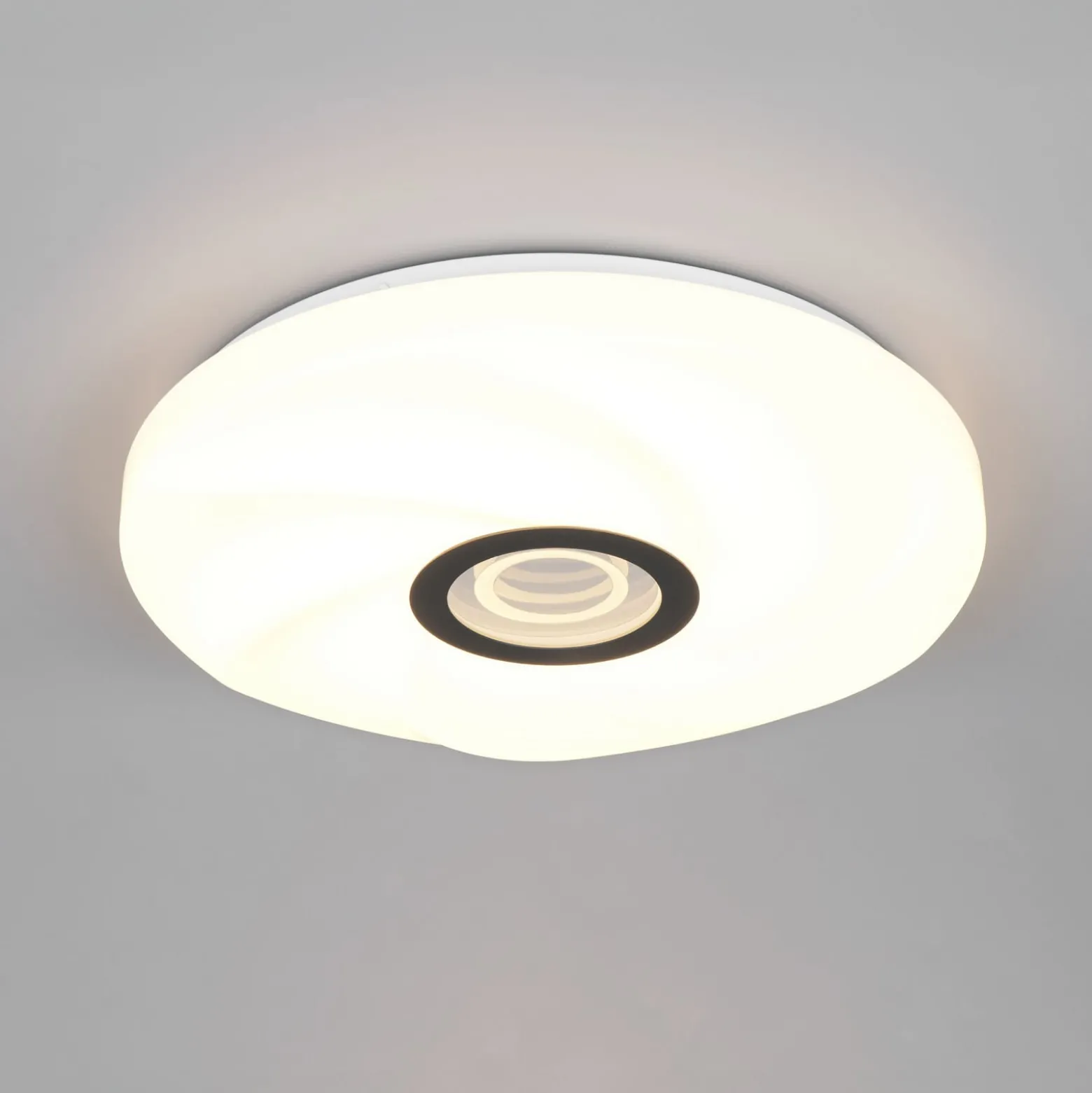 LED-Deckenleuchte Sano, weiß, Ø 39 cm, CCT, Fernbedienung