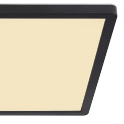 LED-Deckenleuchte Sapana, eckig, dimmbar, schwarz