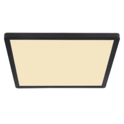 LED-Deckenleuchte Sapana, eckig, dimmbar, schwarz