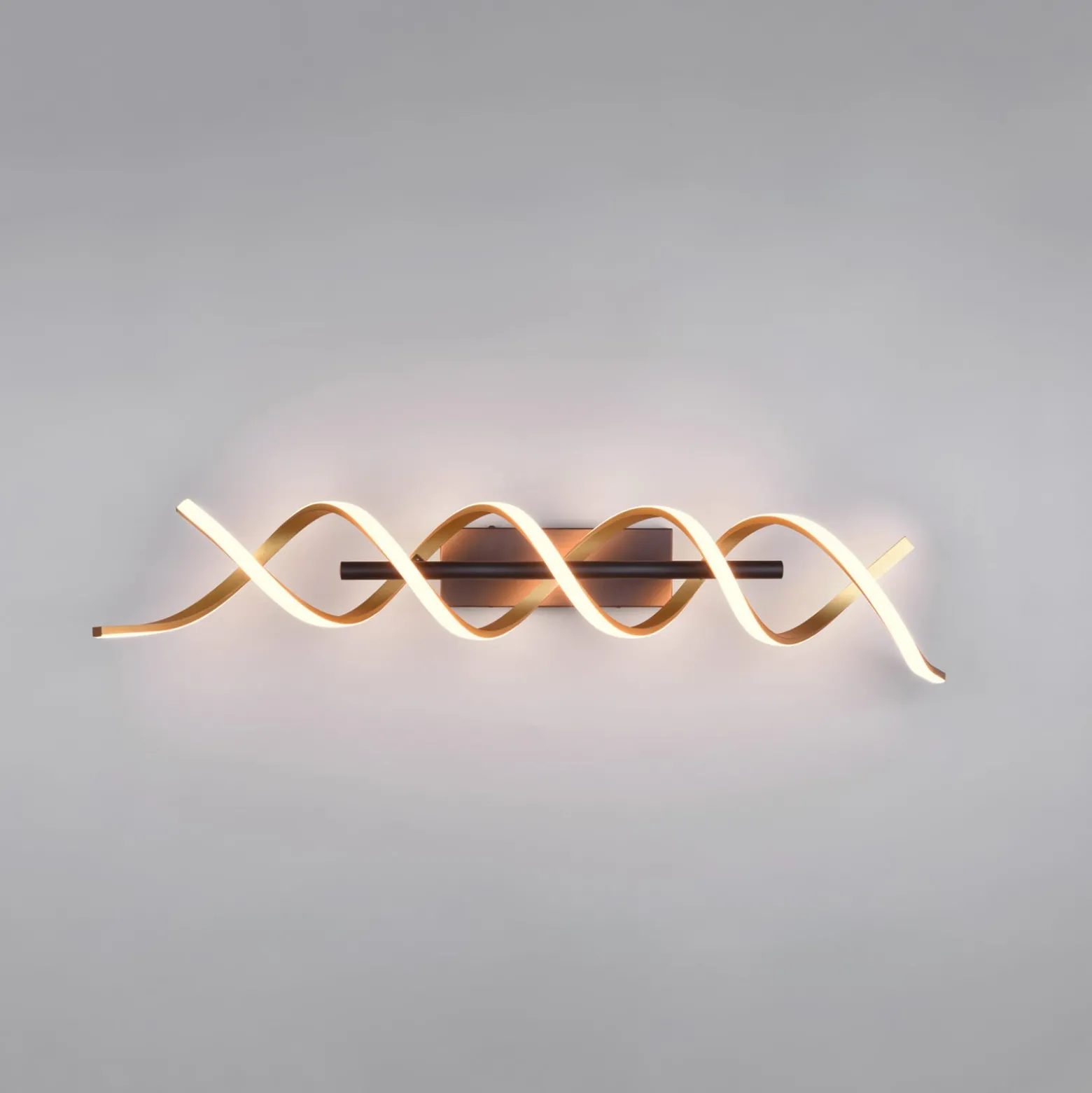 LED-Deckenleuchte Sequence, dimmbar, CCT, messing