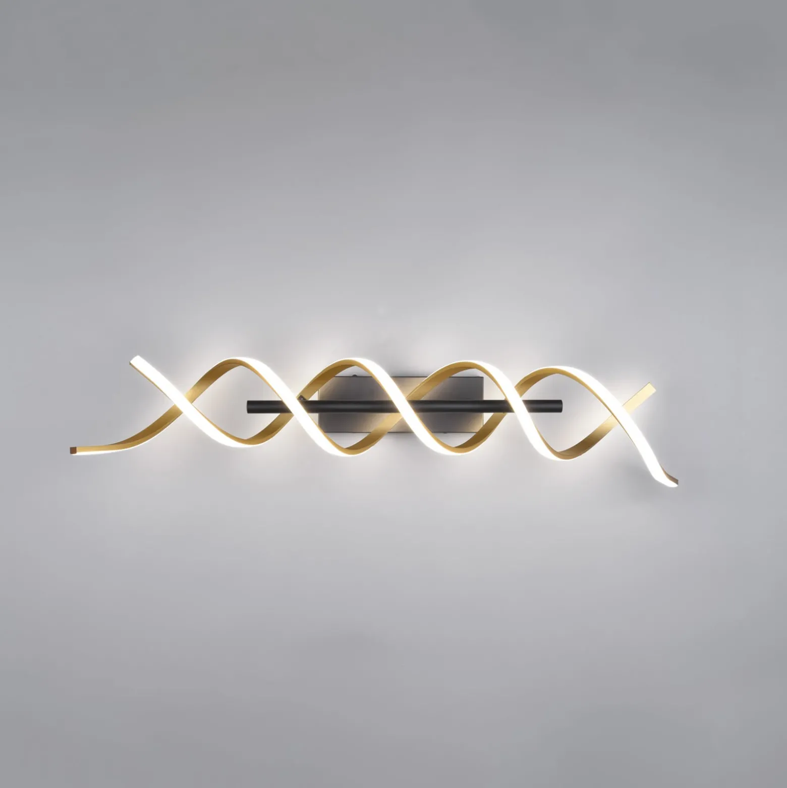 LED-Deckenleuchte Sequence, dimmbar, CCT, messing